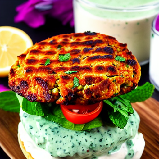 Keto Mint Yogurt Burger
