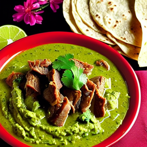 Tacos de Puerco en Salsa Verde