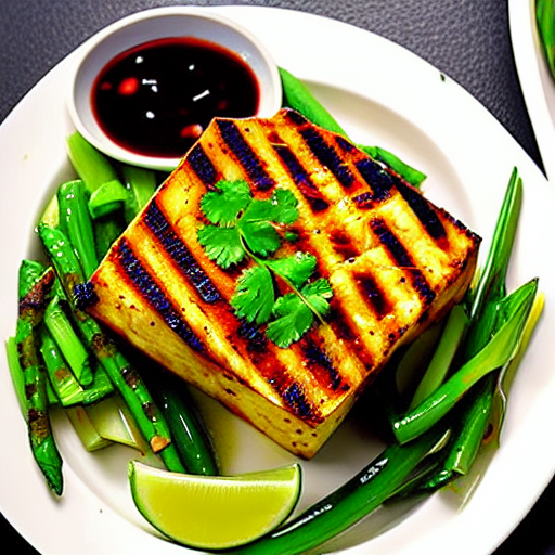 Coriander Grilled Tofu