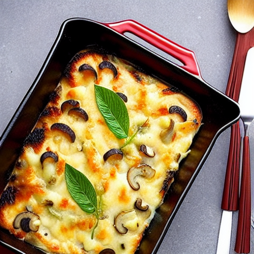 Shiitake no Gratin