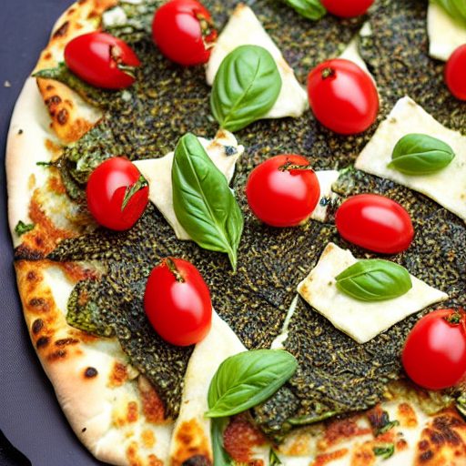 Halal Zaatar Pizza
