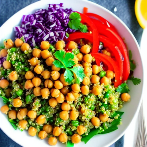 Quinoa Salad with Chickpeas