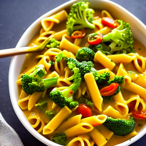 Keto Vegetable Korma Pasta