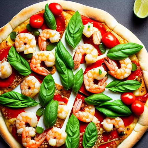 Wasabi Shrimp Pizza