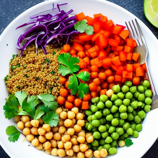 Savory Quinoa and Chickpea Bowl