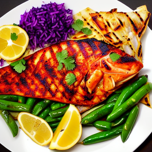 Tunisian Grilled Fish