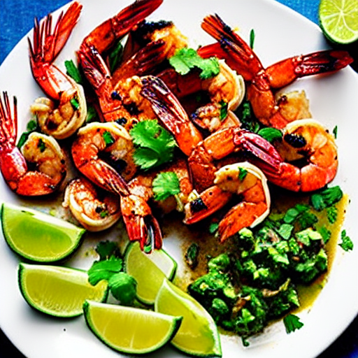 Camarones a la Parrilla