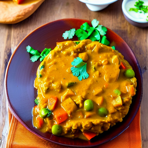 Vegetable Korma Bake