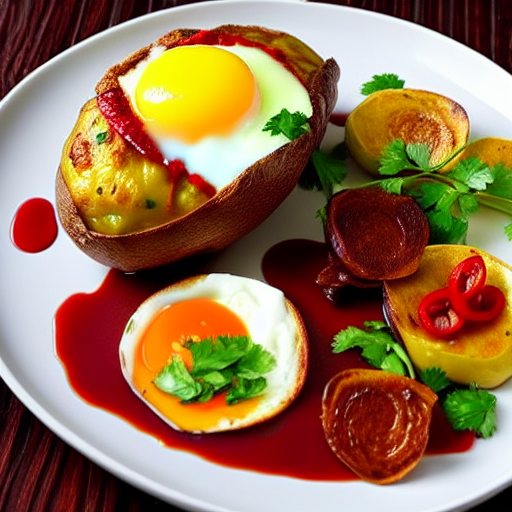 Kumpir with Egg
