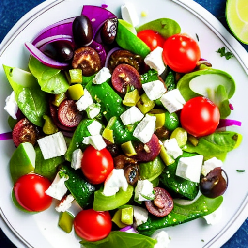 Keto Choriatiki Salad