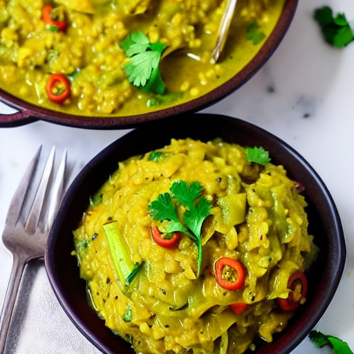 Cabbage Khichdi