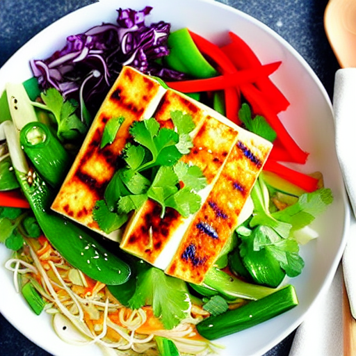 Korean-style Tofu Salad