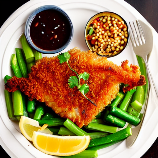 Fried Fish with Tahini
