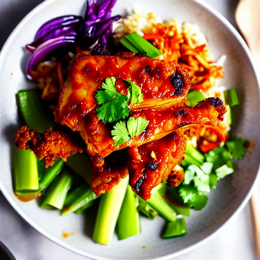 Korean Kimchi Fried Cauliflower