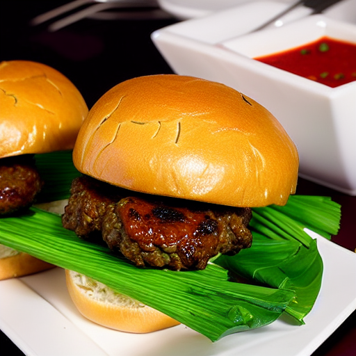 Shanghai Scallion Burger