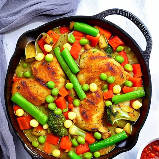 Vegetable and Chicken Casserole