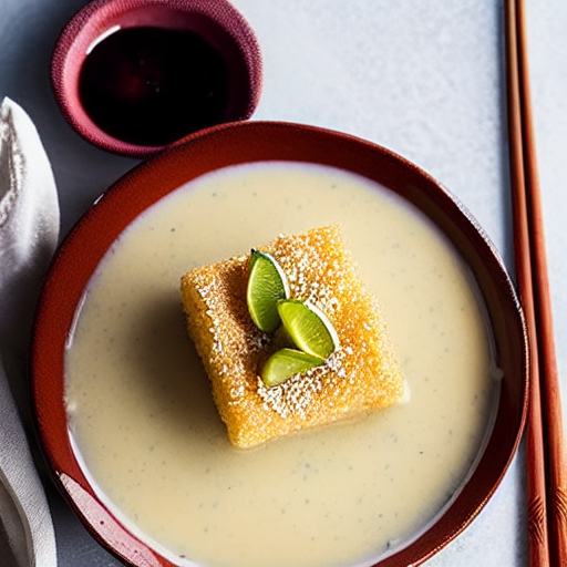 Coconut and Sticky Rice Cake