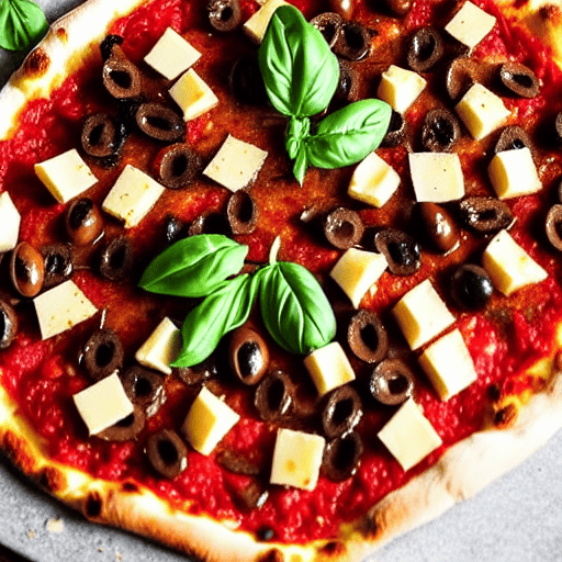 Pizza de Aceitunas