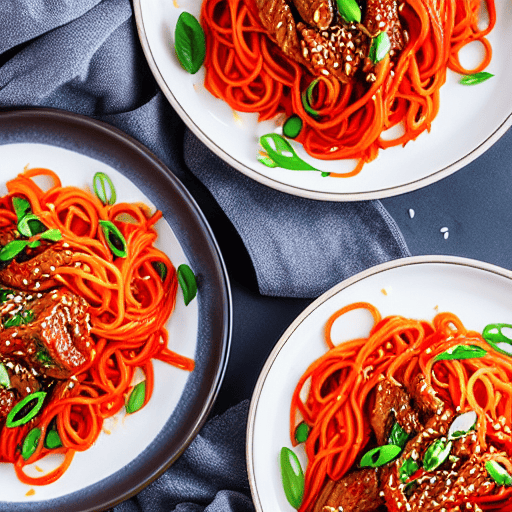 Keto Gochujang Noodles