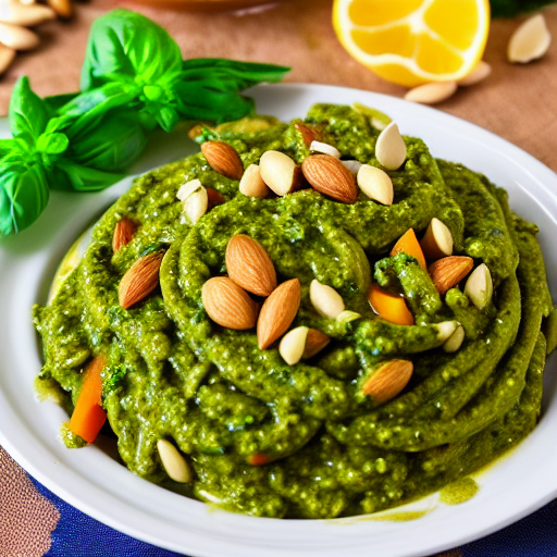 Macarrão ao Molho Pesto