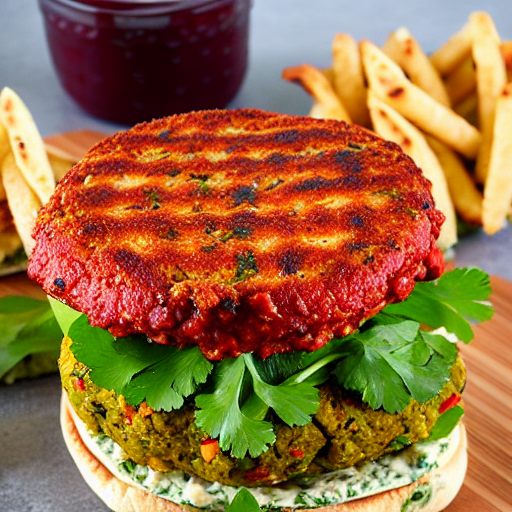 Sumac Chickpea Burger