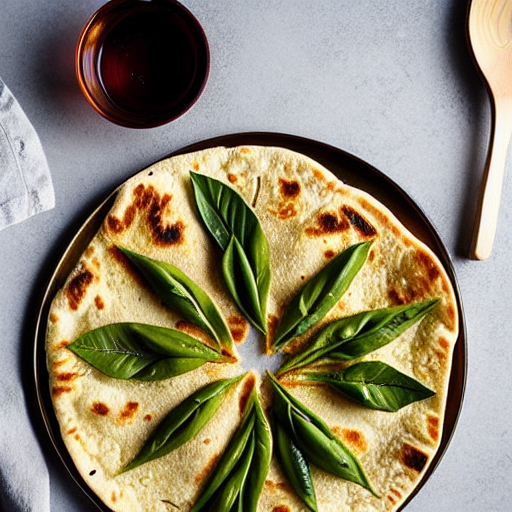 Msemen aux Herbes