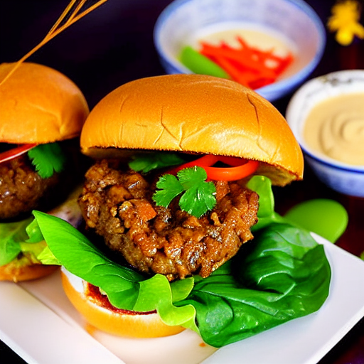 Panang Beef Burger