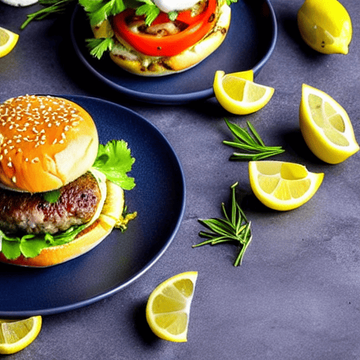 Burgers di Pollo al Limone
