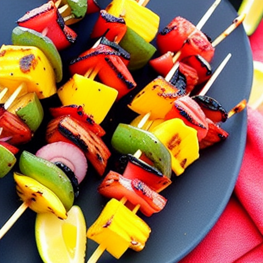 Grilled Fruit Skewers