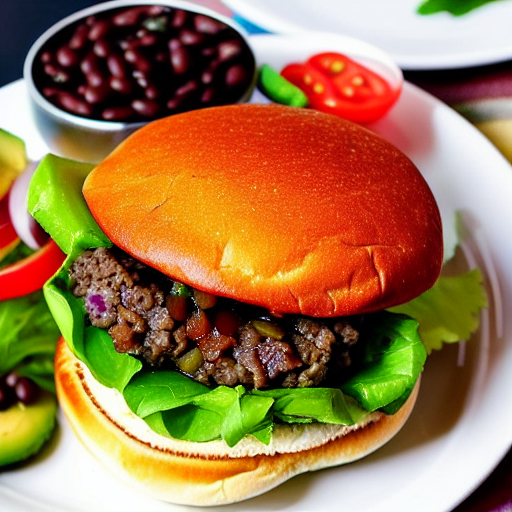 Hamburguesa de Frijoles