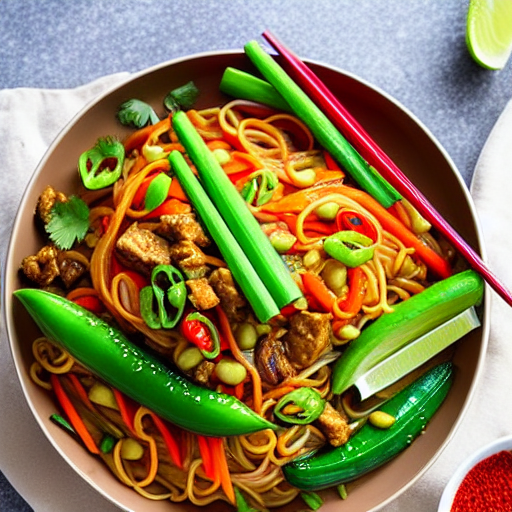 Vegetable Pad Kee Mao