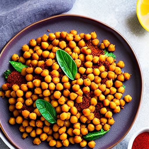 Baked Chickpeas with Spices