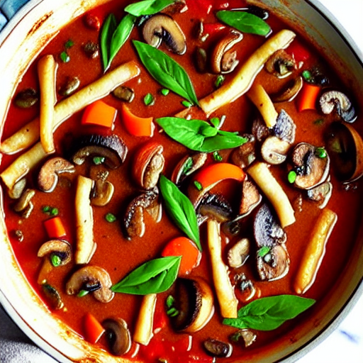 Baked Mushroom Stew