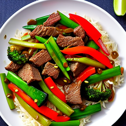Halal Beef and Vegetable Stir-Fry
