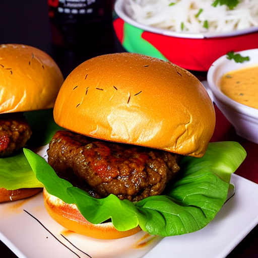 Chili Garlic Burger