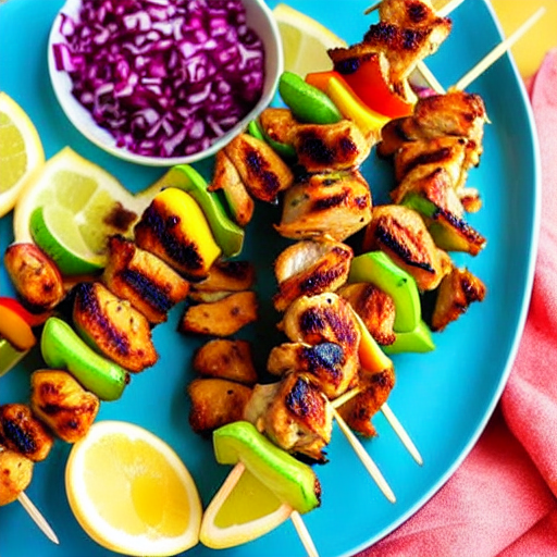 Keto Chicken Shawarma Skewers
