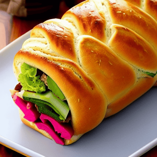 Challah Roll Sandwich