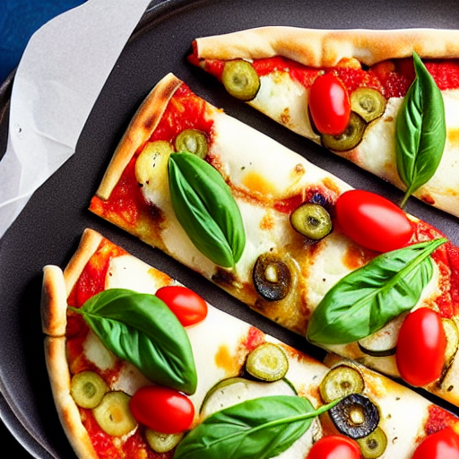 Baked Halloumi Pizza