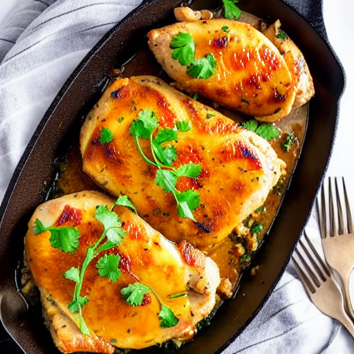 Keto Chicken and Garlic Bake