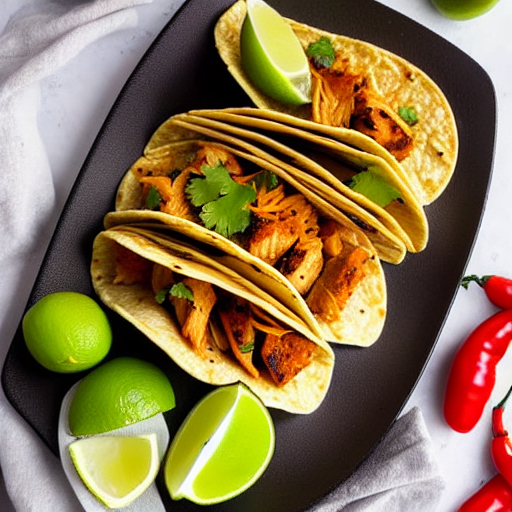 Tacos de Pollo con Chipotle
