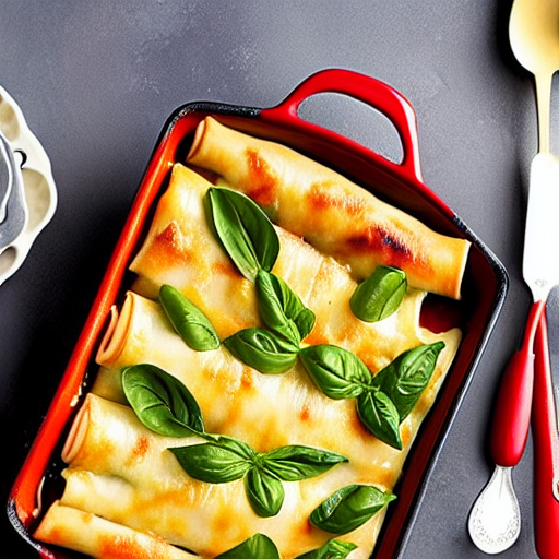 Spinach and Ricotta Cannelloni