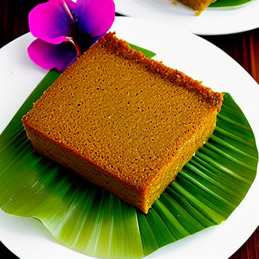 Banana Leaf Cake