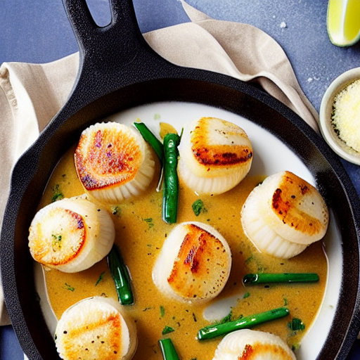 Baked Scallops with Garlic