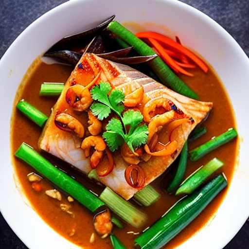 Cá Nục Kho Mắm Tôm