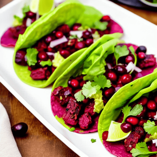 Cranberry Venison Tacos
