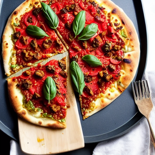 Keto Moroccan Olive Pizza