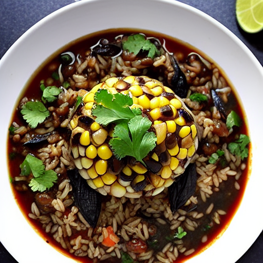 Arroz con Huitlacoche
