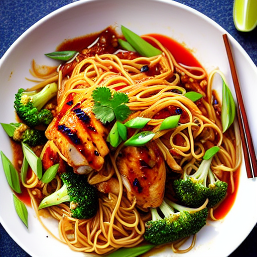Szechuan Style Chicken Noodles
