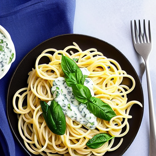 Shirataki Pasta with Tzatziki