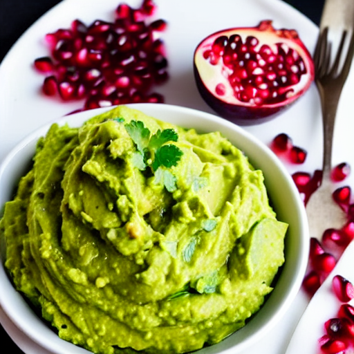 Guacamole con Pomegranate